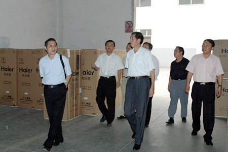 河南省鹤壁市市政协辅导光临集团参观调查